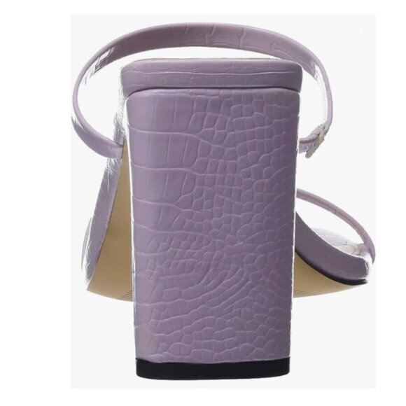 The Drop Women's Avery Square Toe Two Strap High Heeled Sandal - Picture 4 of 8